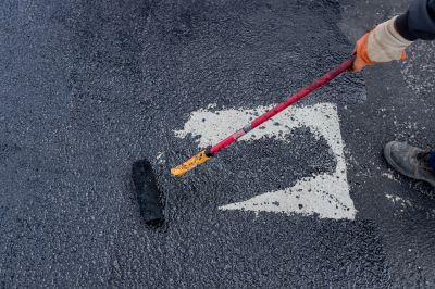 Repaired Asphalt Surface