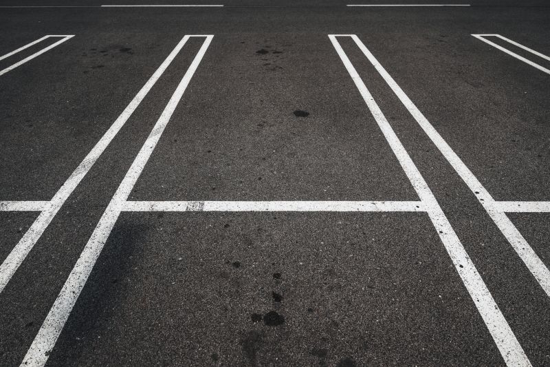 Sealcoated Parking Lot