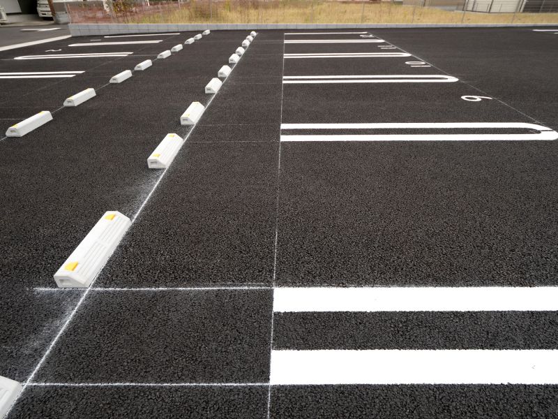 Parking Lot Blacktopping detail