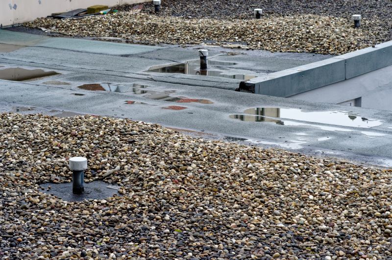 Gravel And Tar Paving