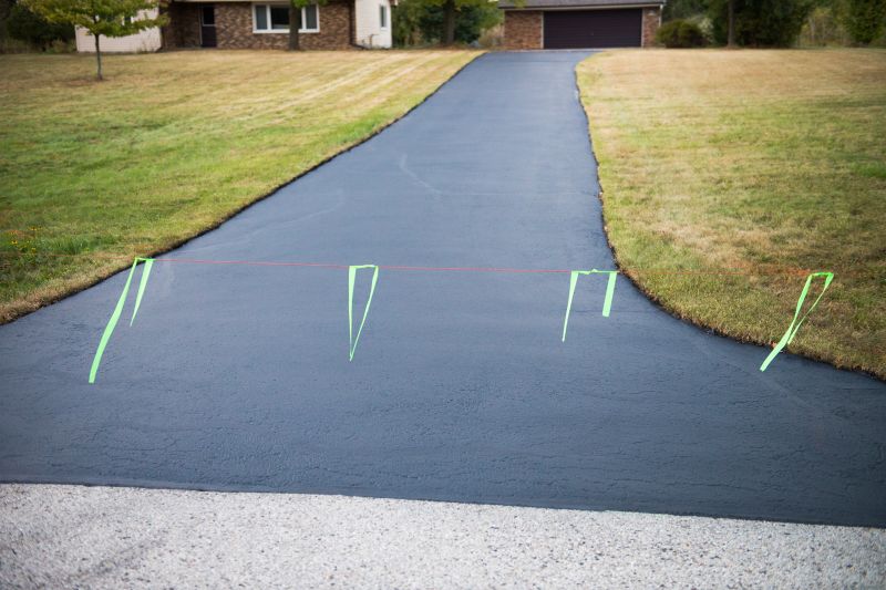 Freshly Paved Driveway